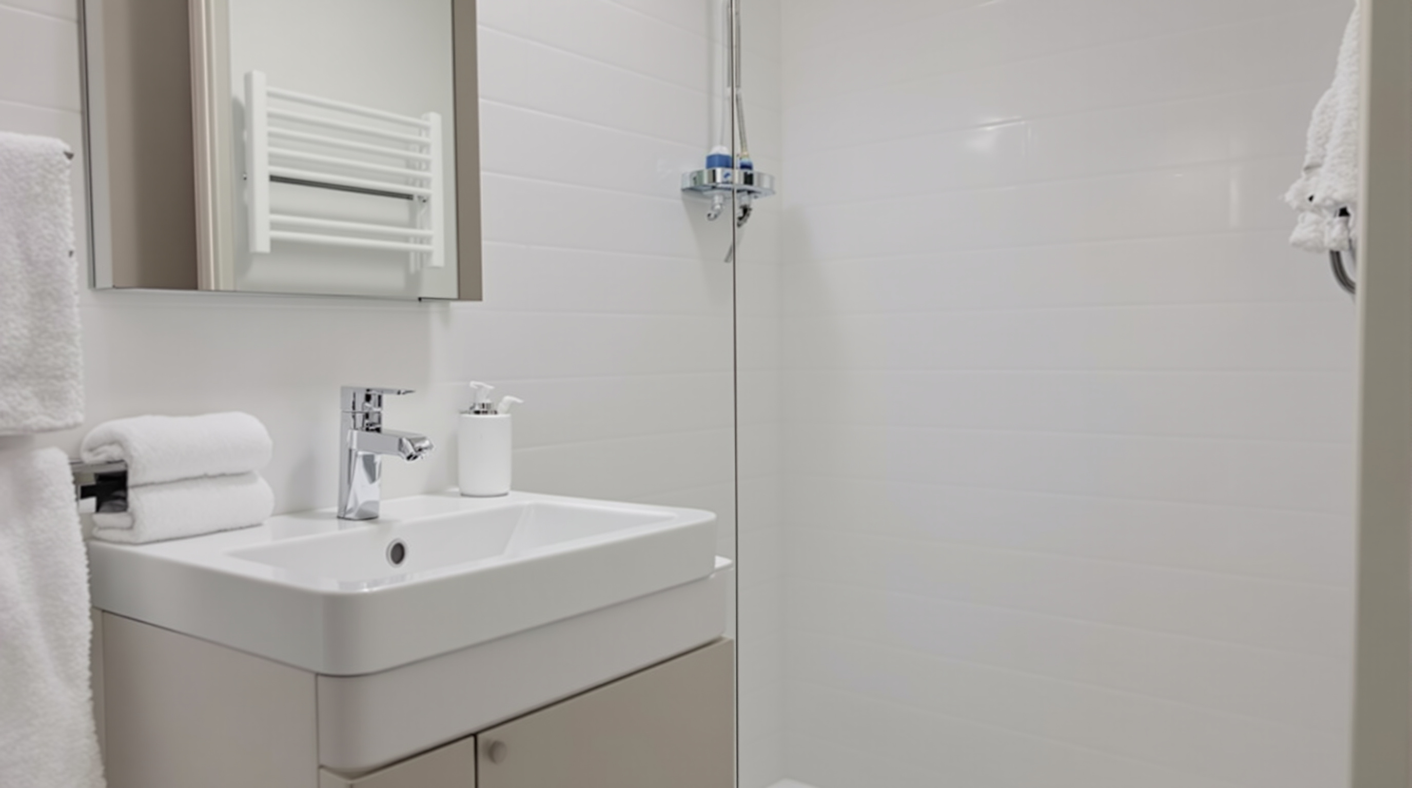Salle de bain propre nettoyage Airbnb Rouen