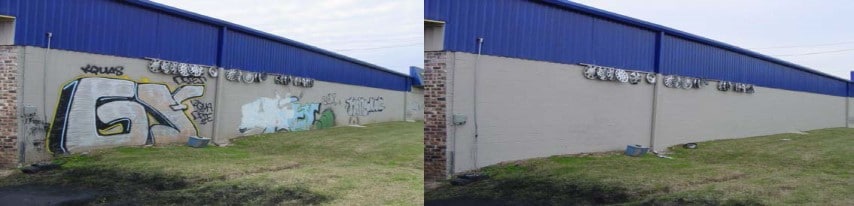 Nettoyage de graffitis